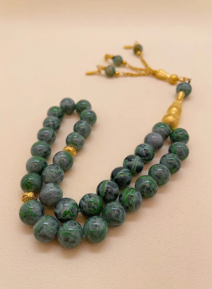 33 Picecs Chamilla Beeds Prayer Beeds Tasbih / 10mm