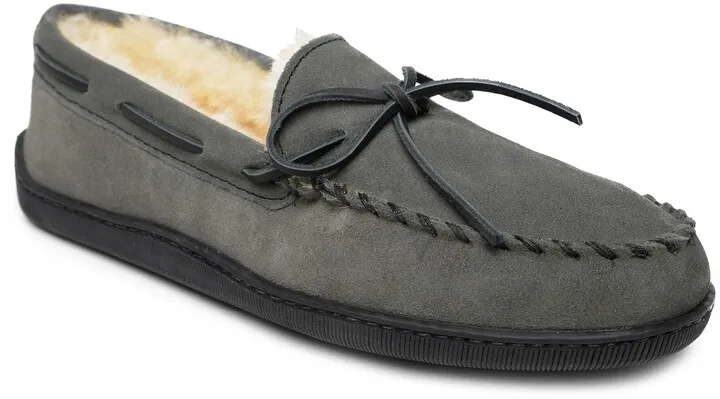 Genuine Shearling Moccasin Slipper
