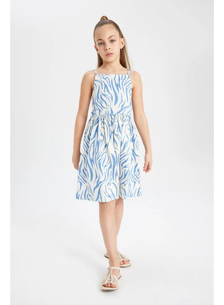 Girl Regular Fit Sleeveless Knitted Dress