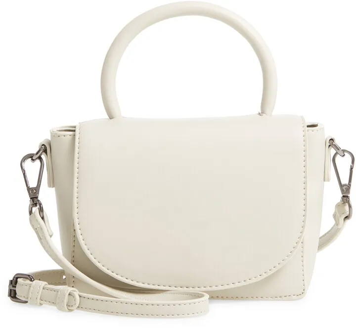 Mini Faux Leather Crossbody Bag