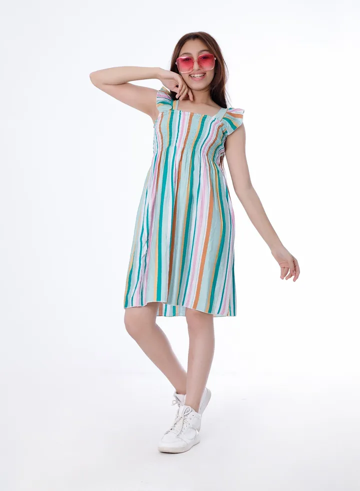 Girls Dress Green