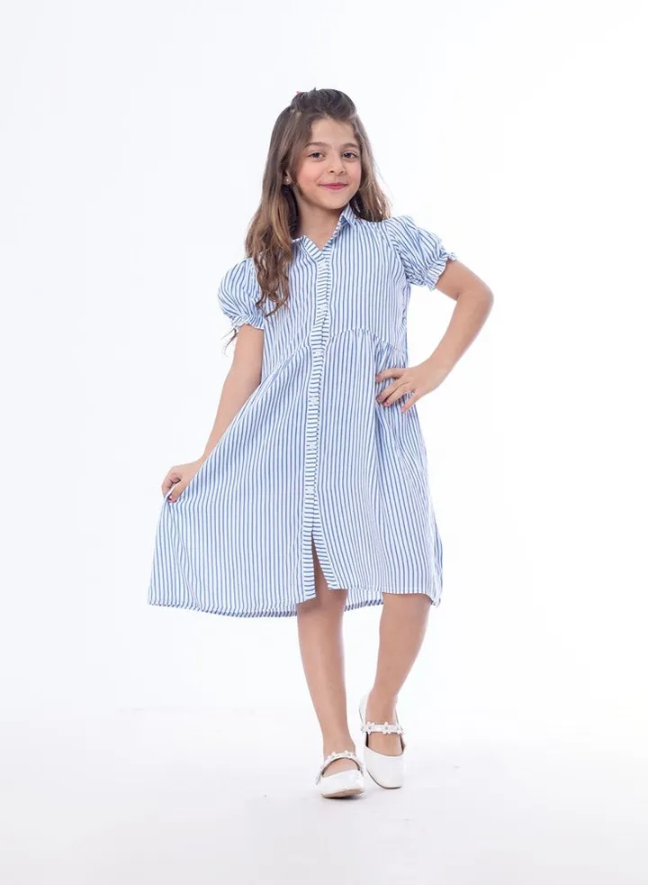 Girls Dress Blue
