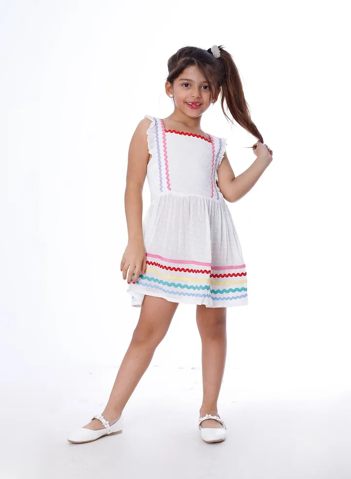 Girls Dress White