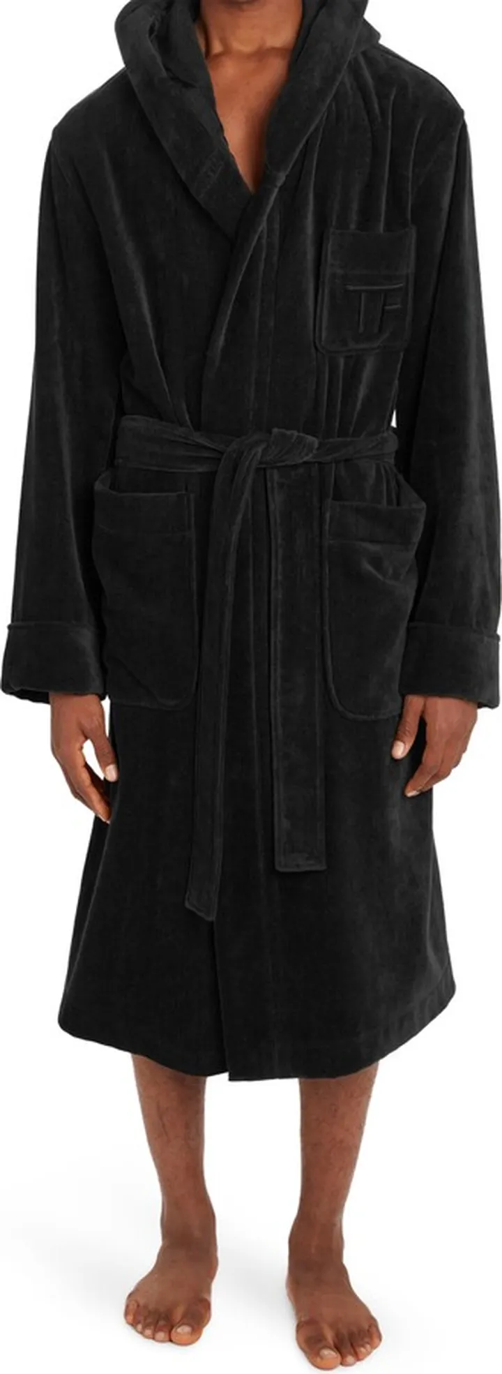 Cotton Terry Cloth Hooded Robe