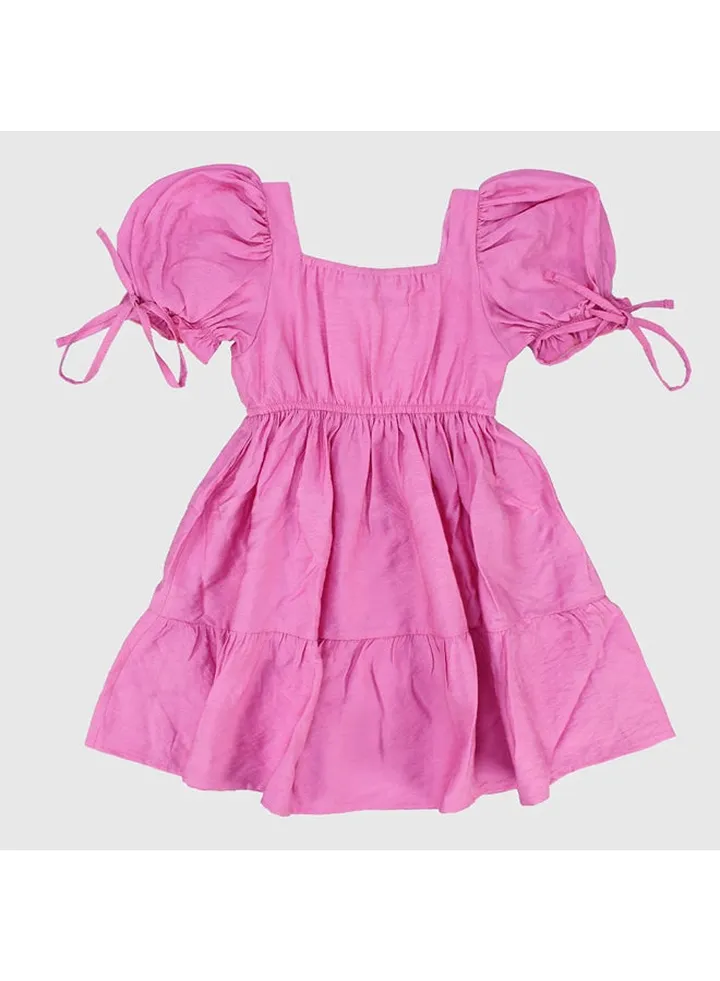 Pink Ruffled Dress
