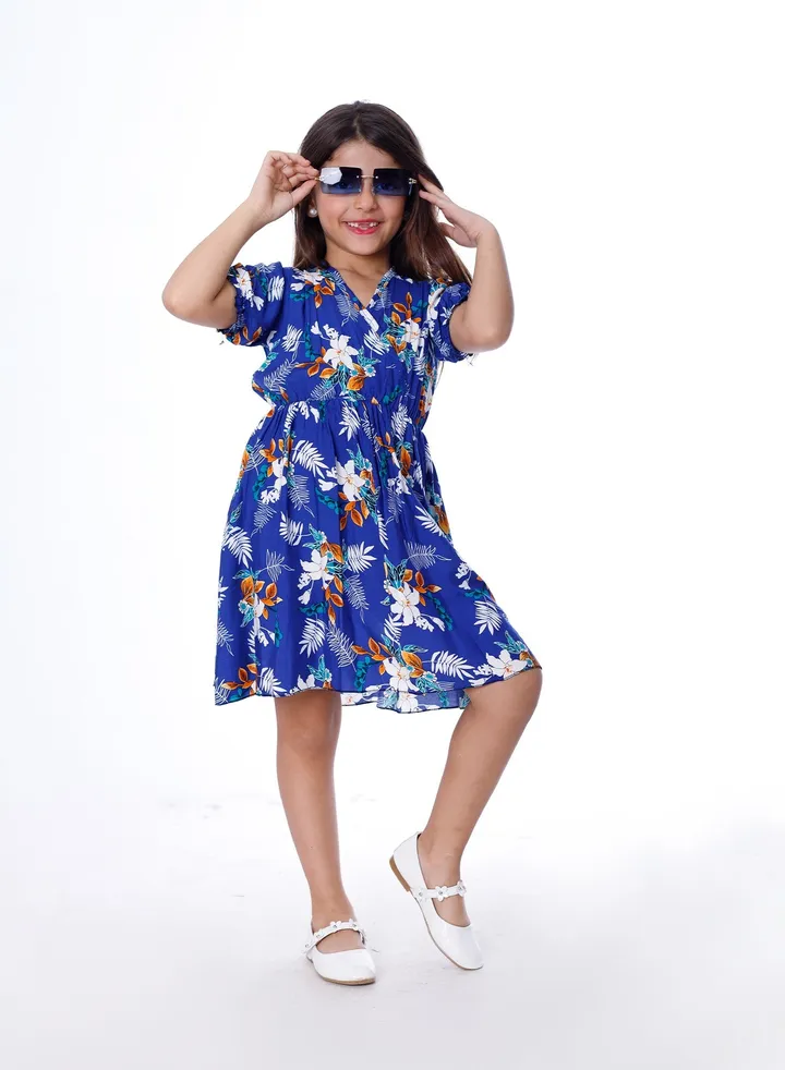 Girls Dress Blue