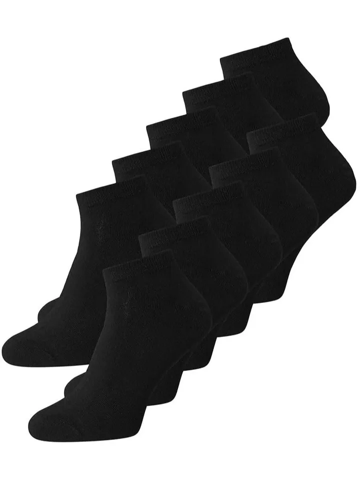 Men's Socks Set of 10 Pairs Black High Quality Men's Socks One size fits all