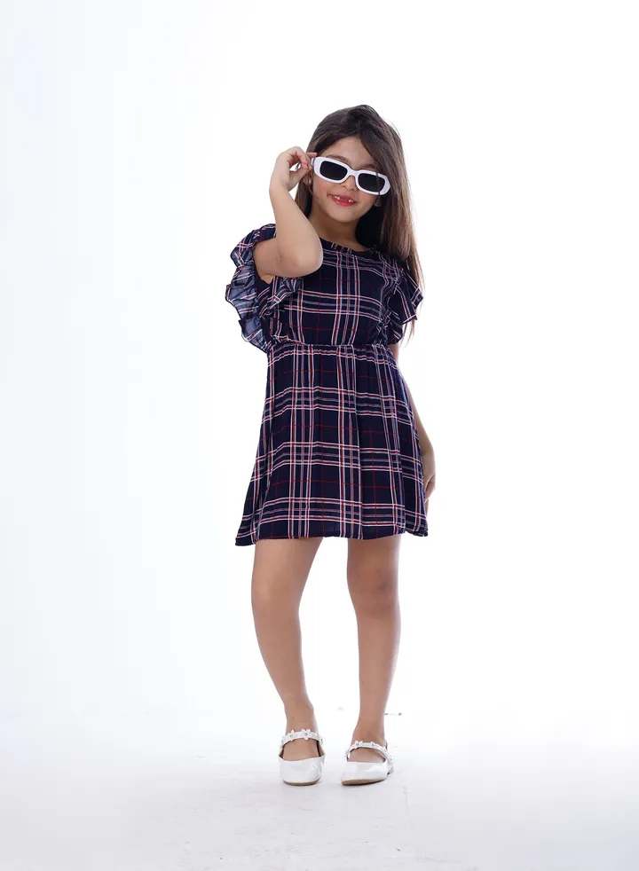 Girls Dress Blue