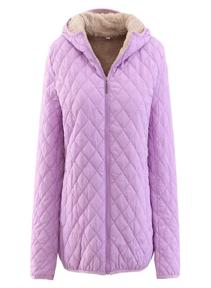 Johnature Spring 10 Color Women Female Zipper Fleece Women Cloths Loose Jackets