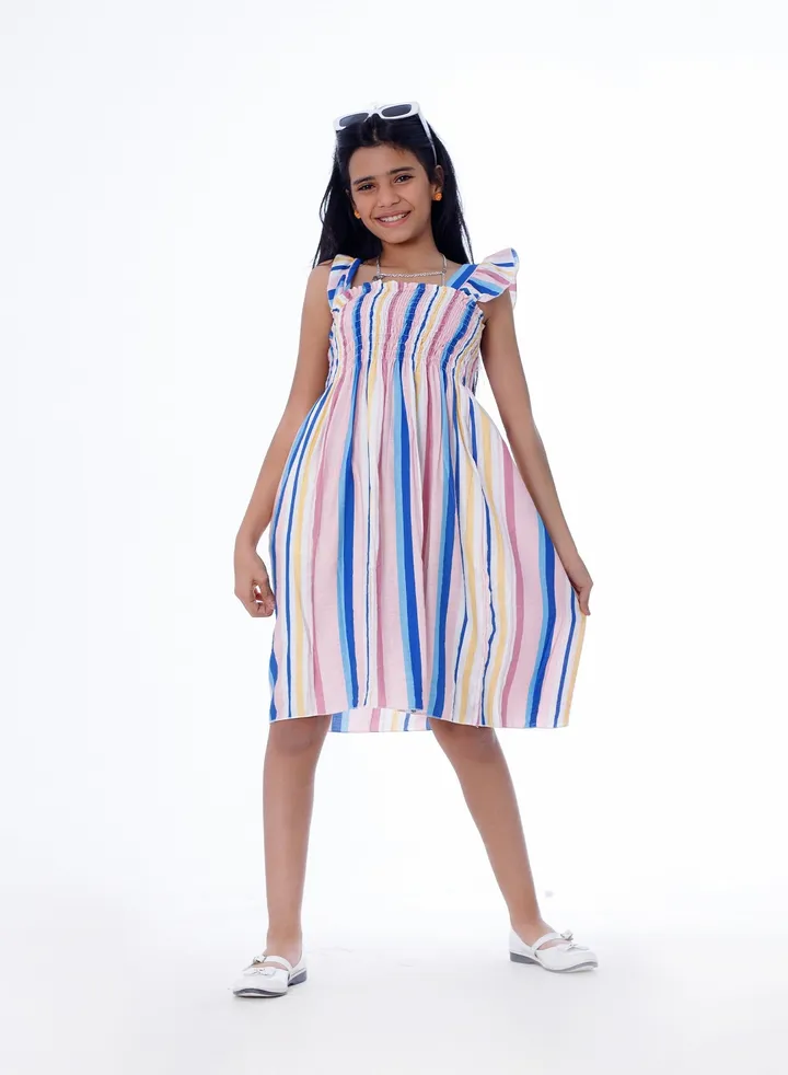 Girls Dress Blue