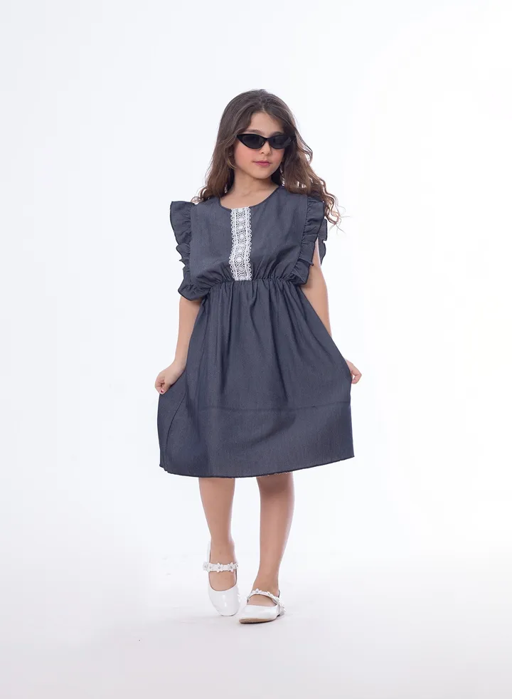 BEBO_Jeans Corniche dress_Dark Gray
