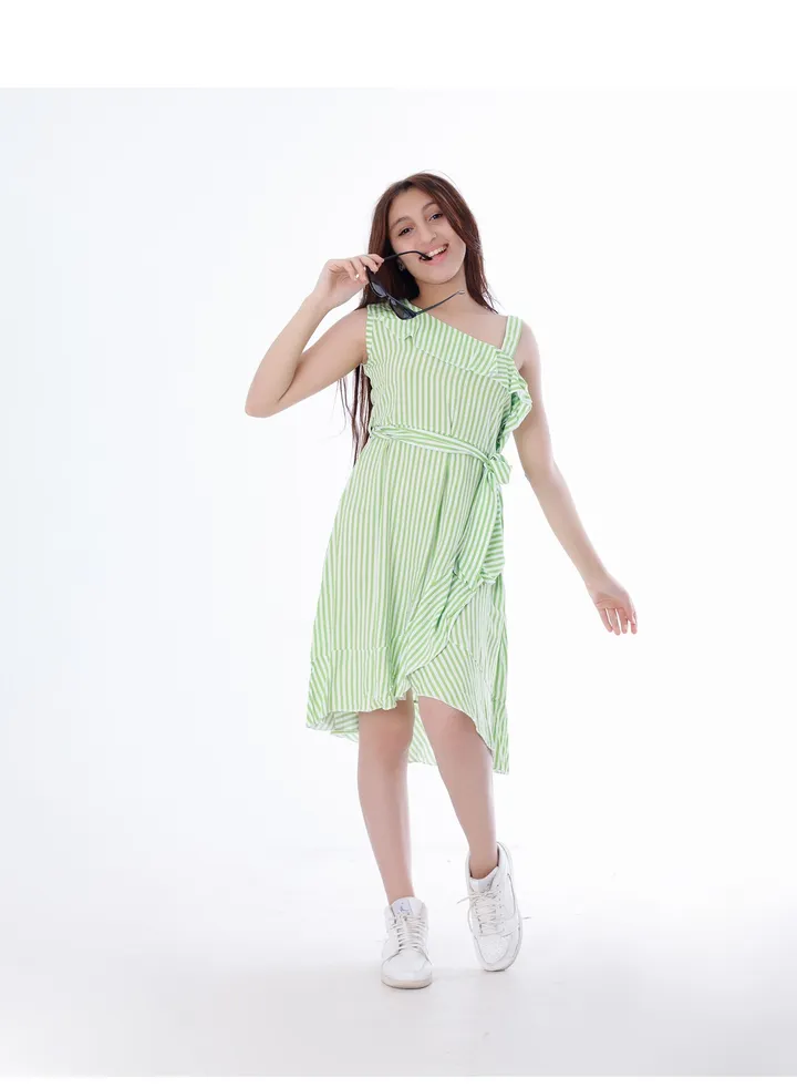 Girls Dress Green