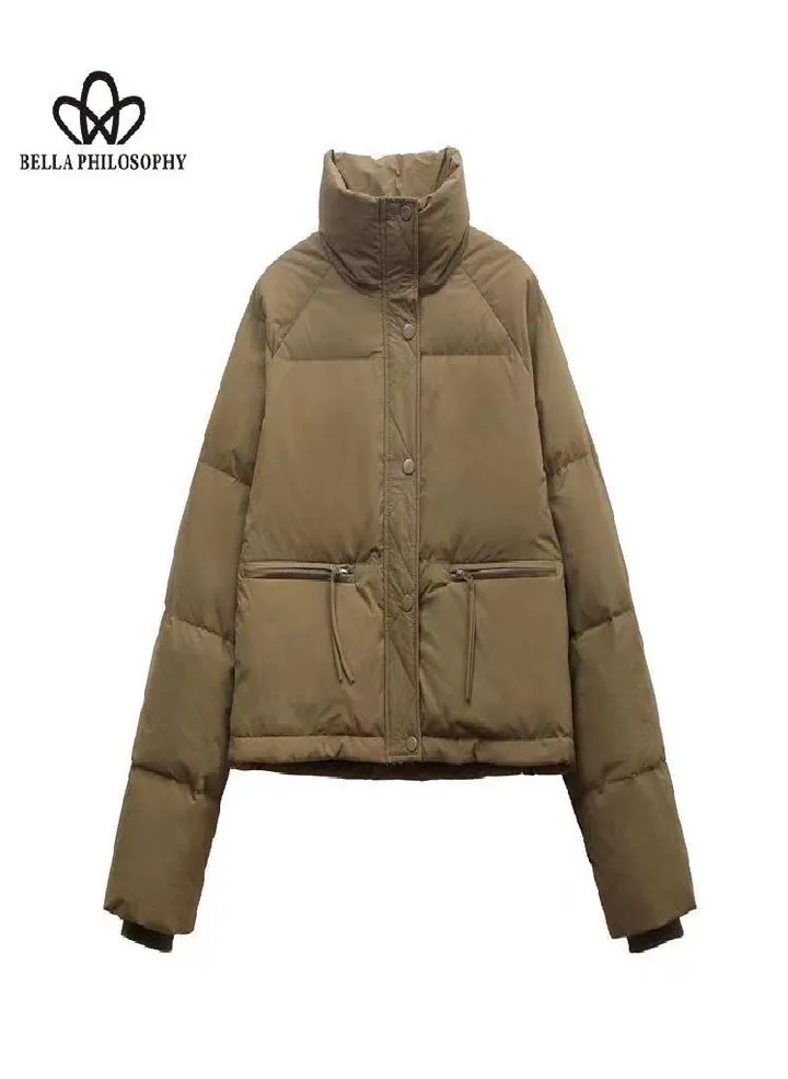 Winter Short Jacket Parkas Women New Thicken Warm Coat Stand Collar Casual Parka Women Streetwear Down Jacket