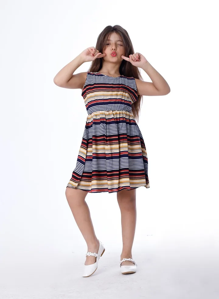 Girls Dress Blue