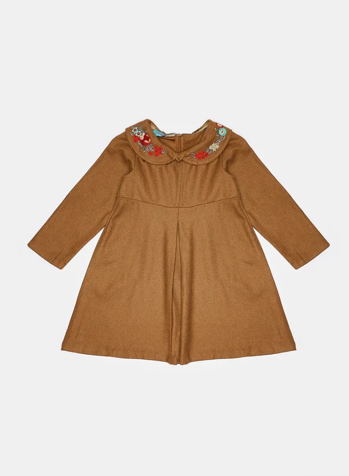 Girls embroidered dress