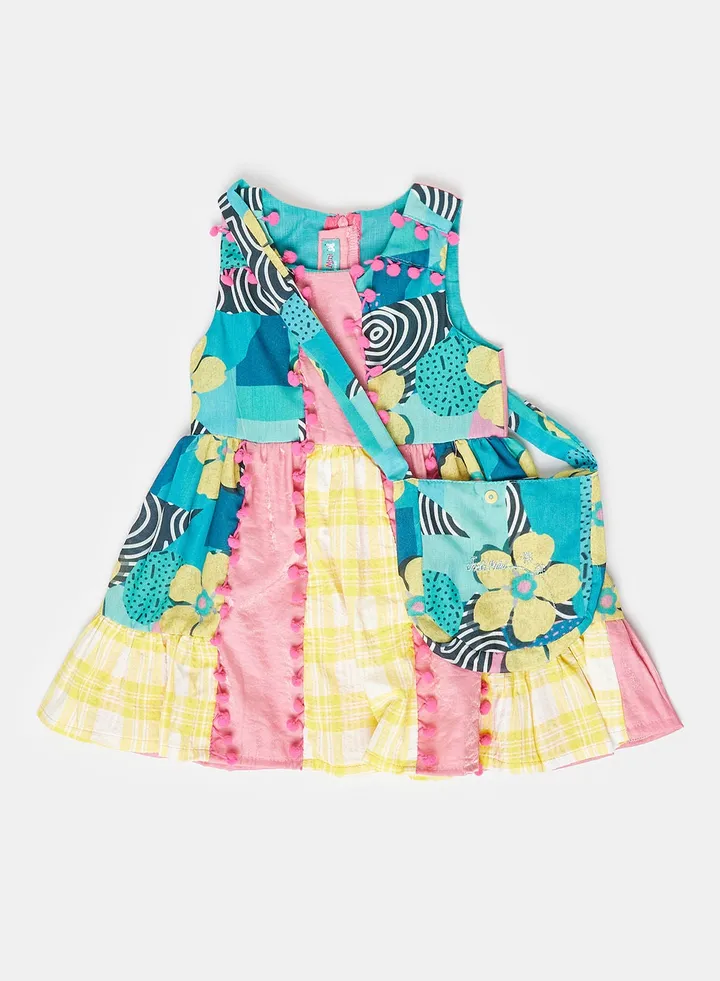 Strappy ruffled Dress