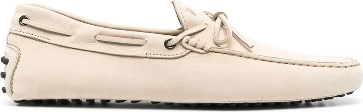 Bow-Detail Leather Loafers