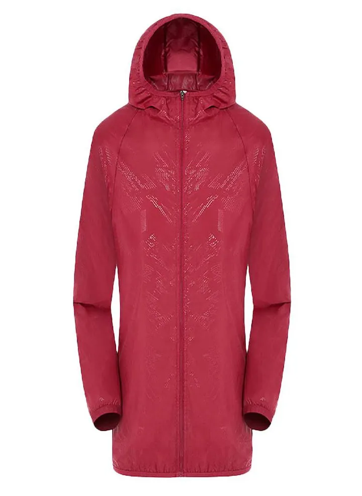 Men's Women Casual Jackets Windproof Ultra-Light Rainproof Windbreaker Top