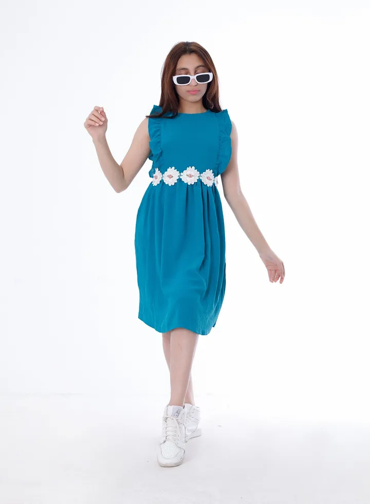 Girls Dress Blue