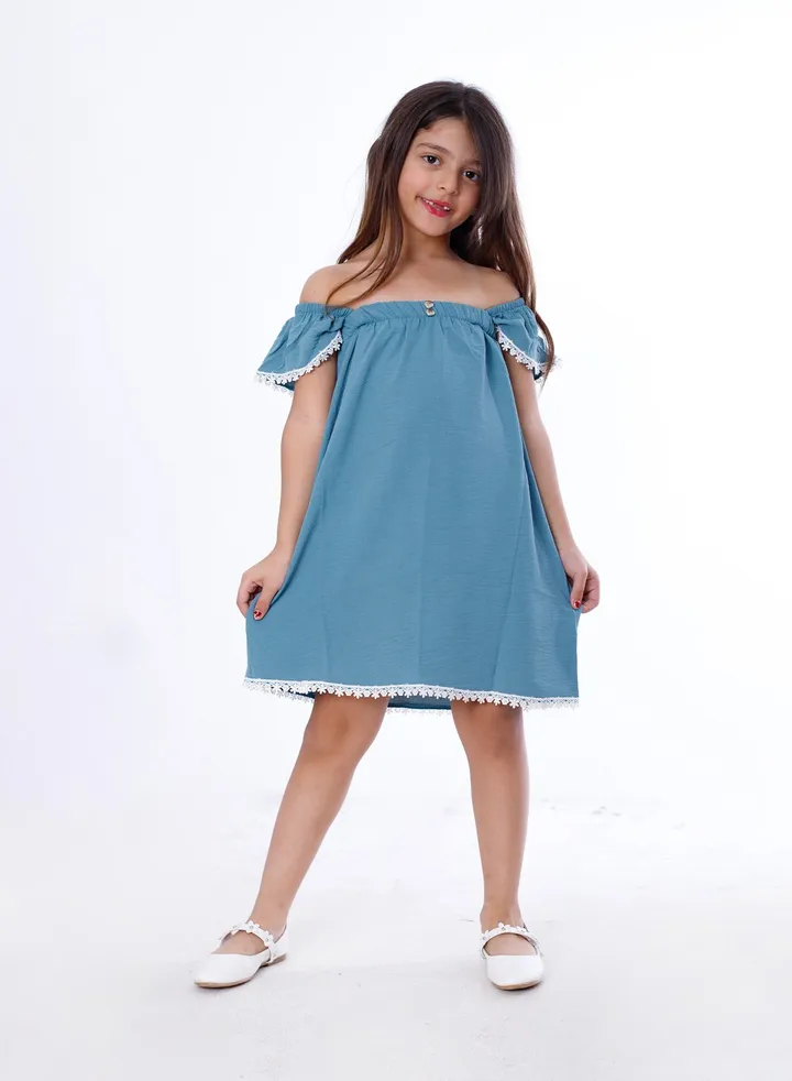 Girls Dress Blue