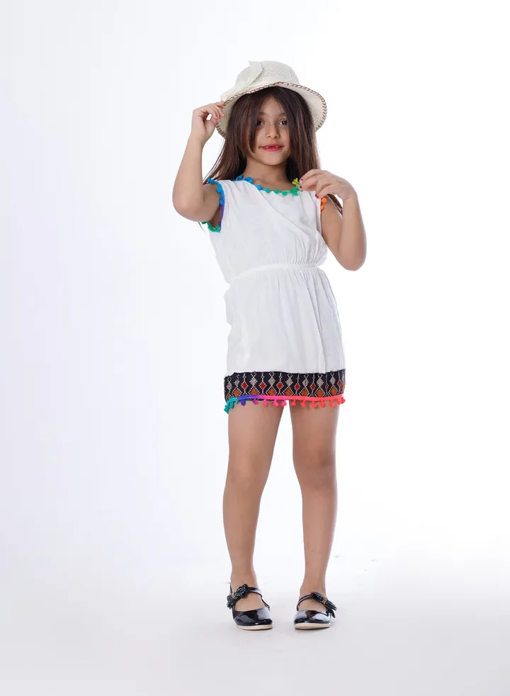 Girls Dress White