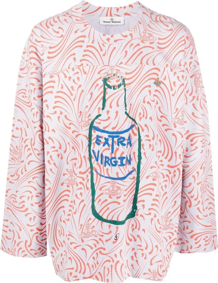 Extra Virgin print T-shirt