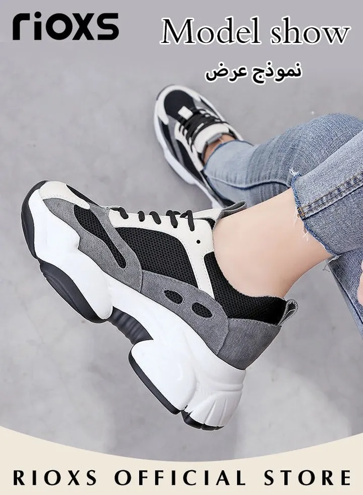 Women's Sneakers Casual Sports Shoes Breathable Platform Running Shoes For Jogging Walking