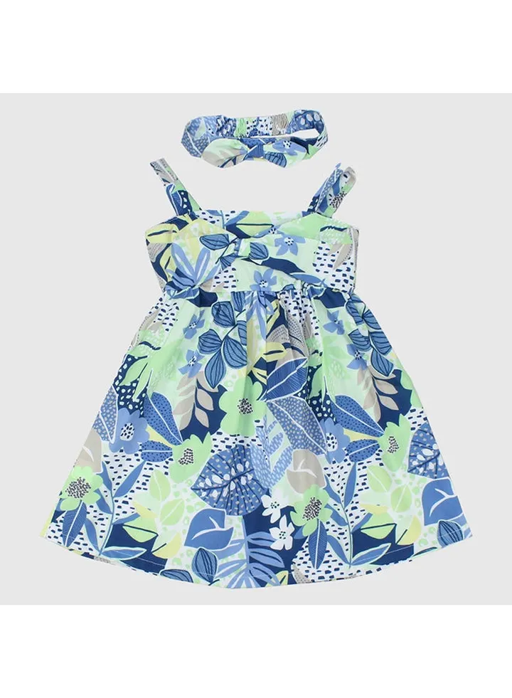Leafy Sleeveless Dress
