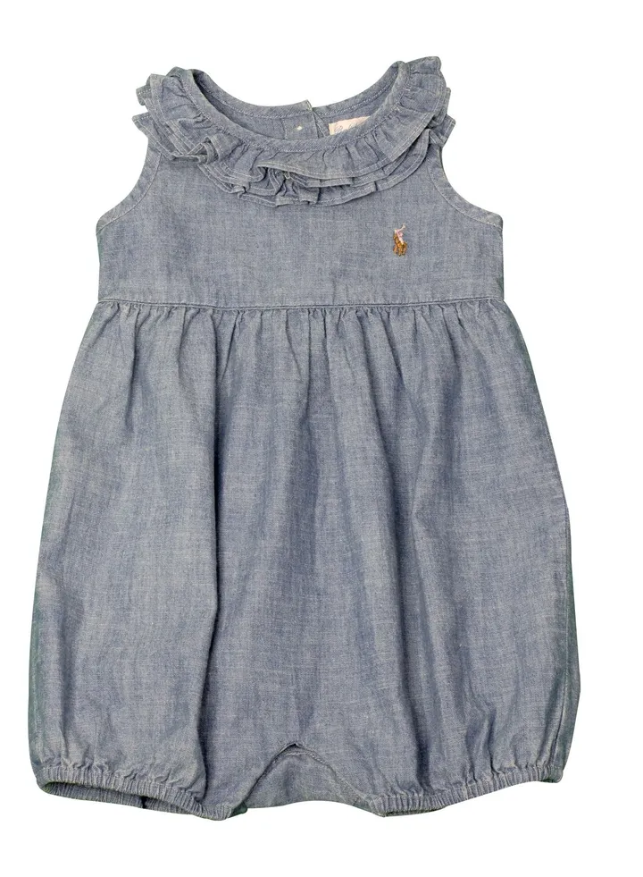 Ralph Lauren Kids Light Blue Dress