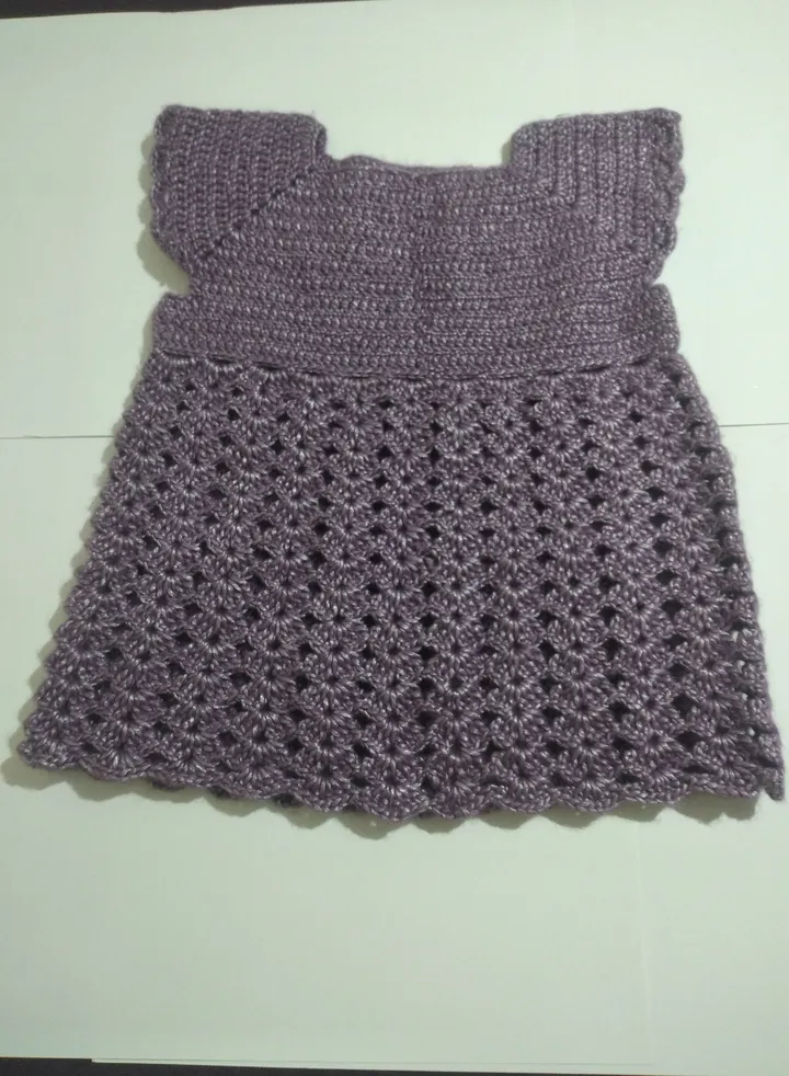 Purple girls' dress