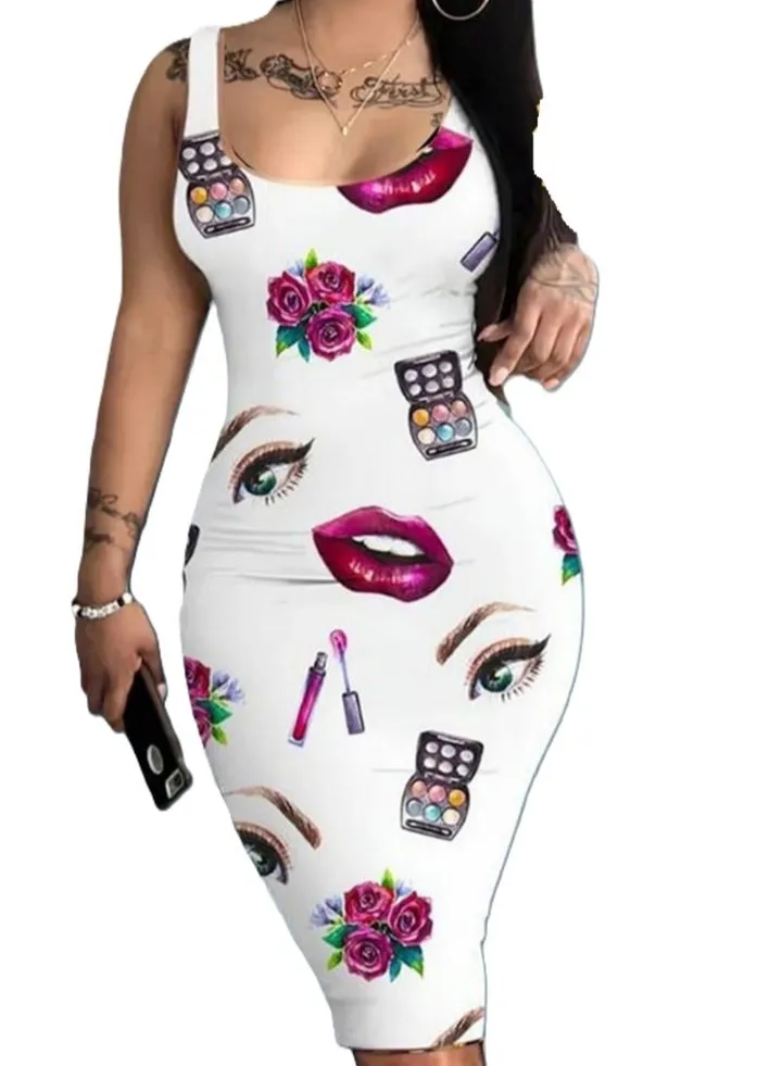 Elegant Short Dress for Girls - White