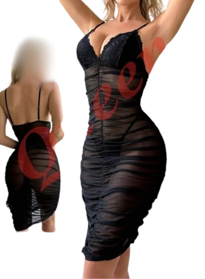 Lingerie Dress for Girls - Black