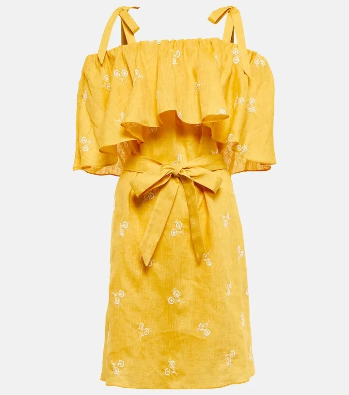 Vacation Lyra off-shoulder linen dress