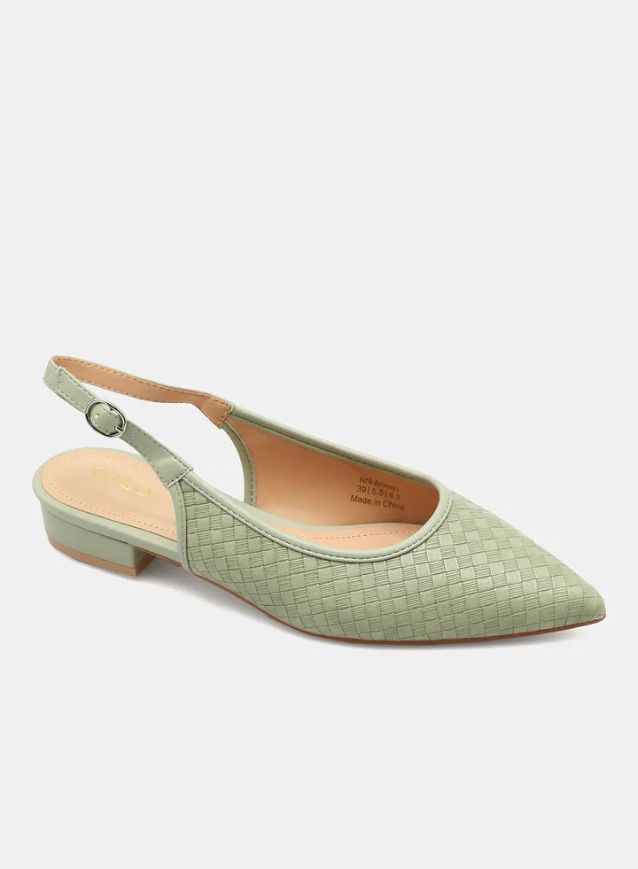 Casual Flat Sandals Green