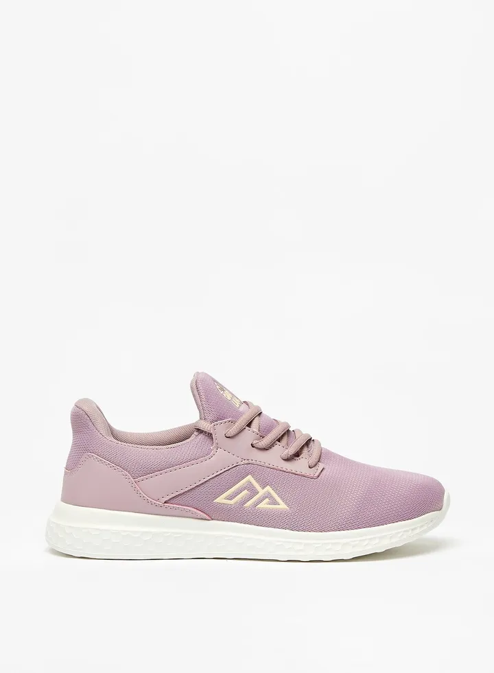 Textured Lace Up Womens' Sports Shoes