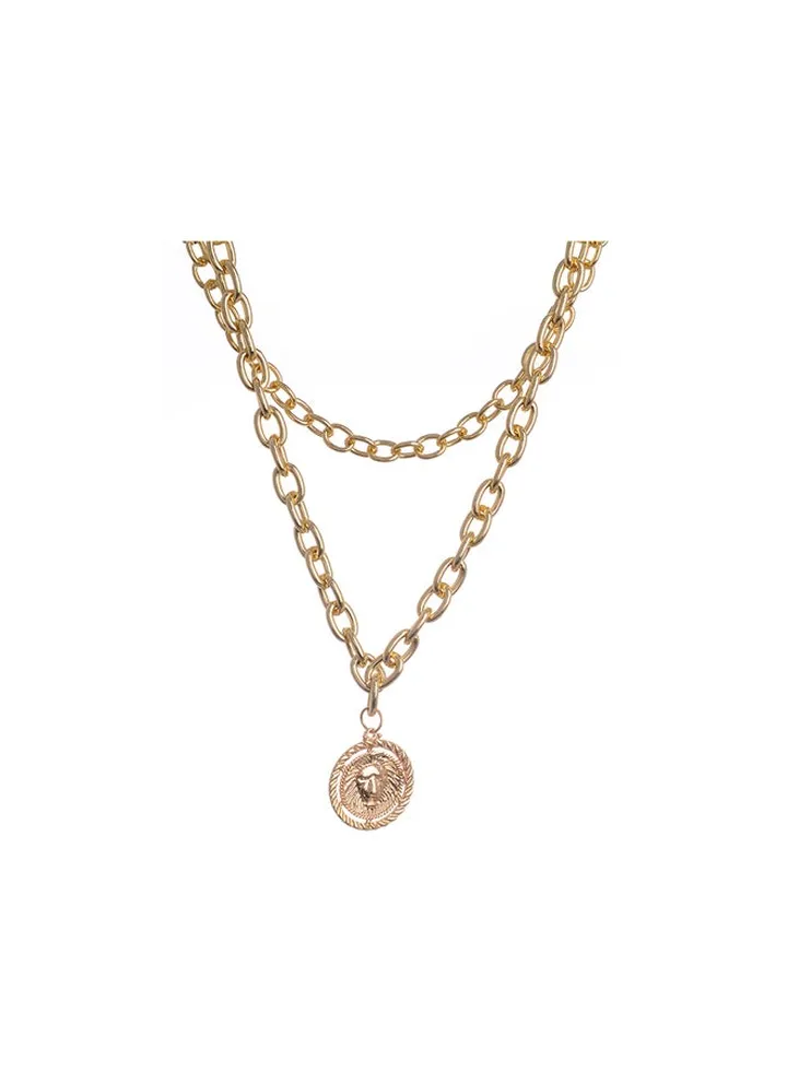 2 Layers Gold Necklace