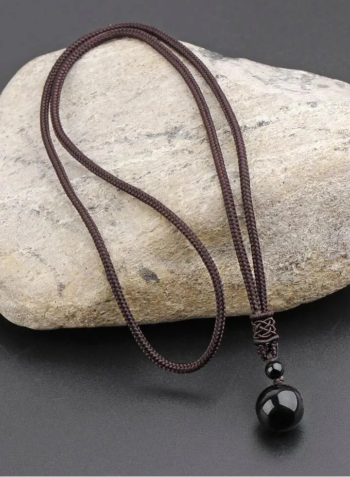 Men’s Necklace With Stone Pendant