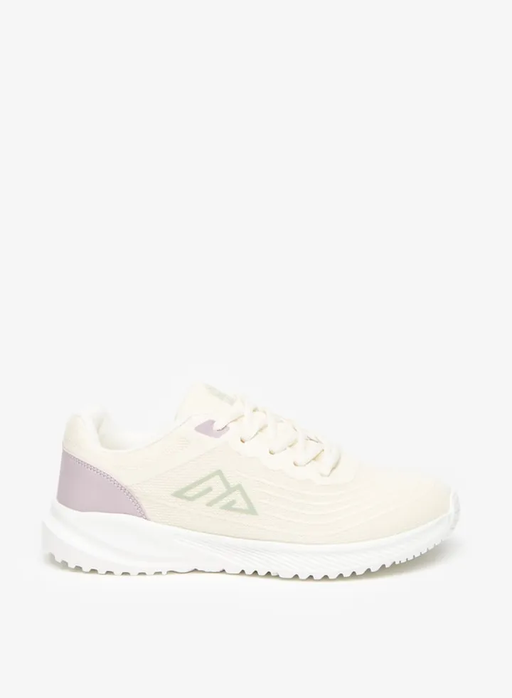 Men's Textured Lace-Up Sports Shoes