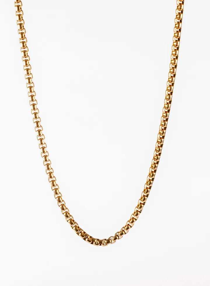 Stainless Steel Neckalace Unisex Rose Gold