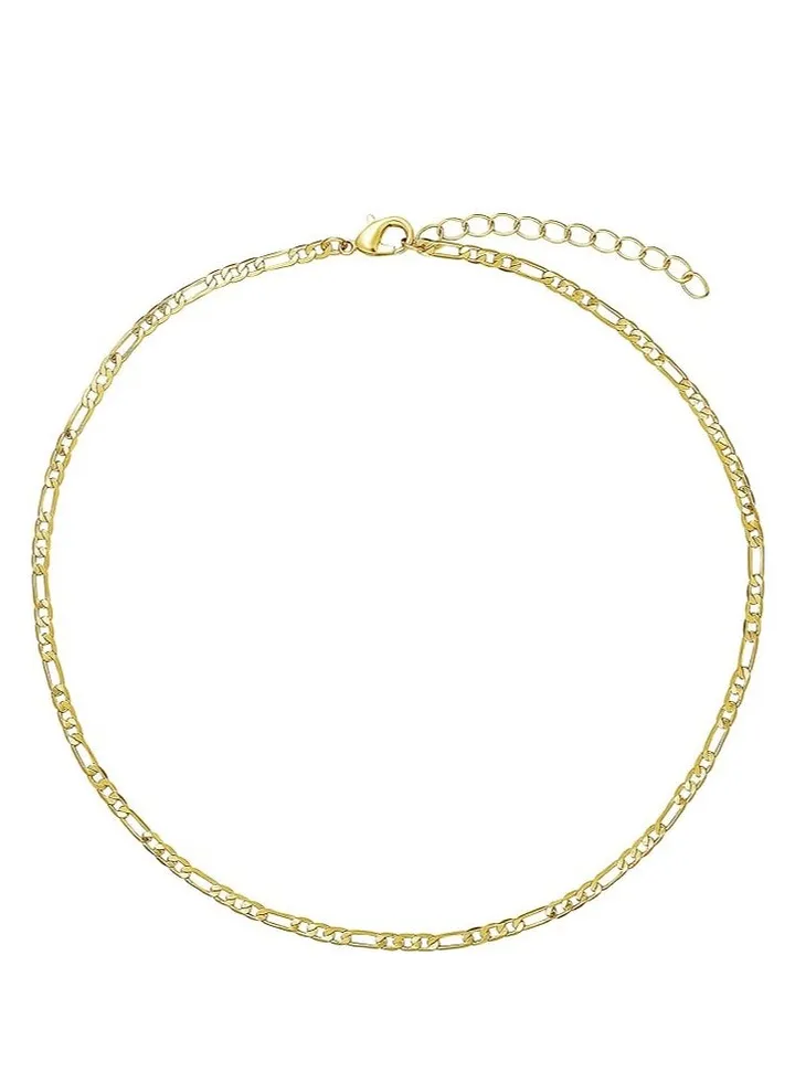 Women's Cartier chain, 18k gold plated, 2 mm, chain length 45 cm
