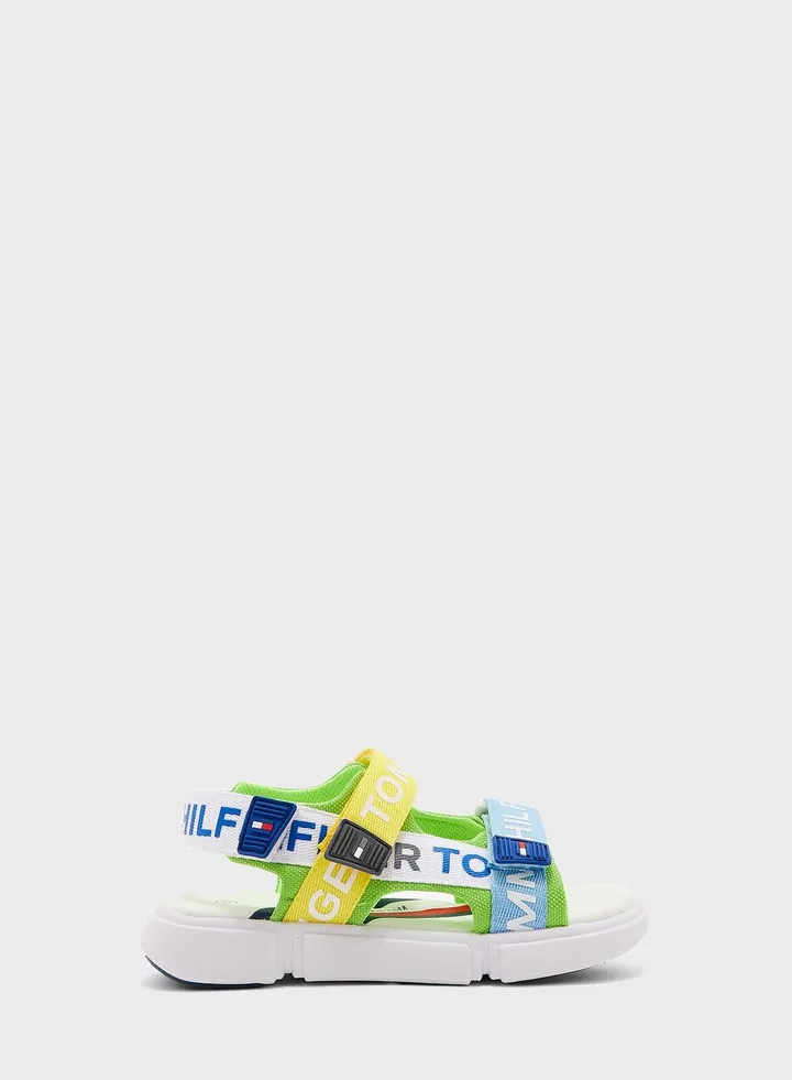Kids Logo Velcro Sandals