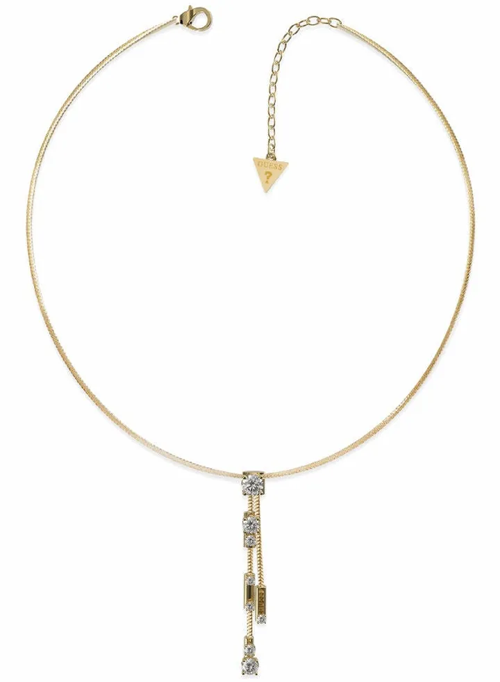 Y Chain White Necklace