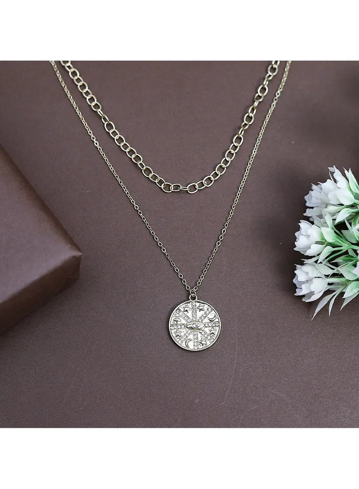 Satar Ball Necklaces Of Fluffy Women's Accessories-Gold