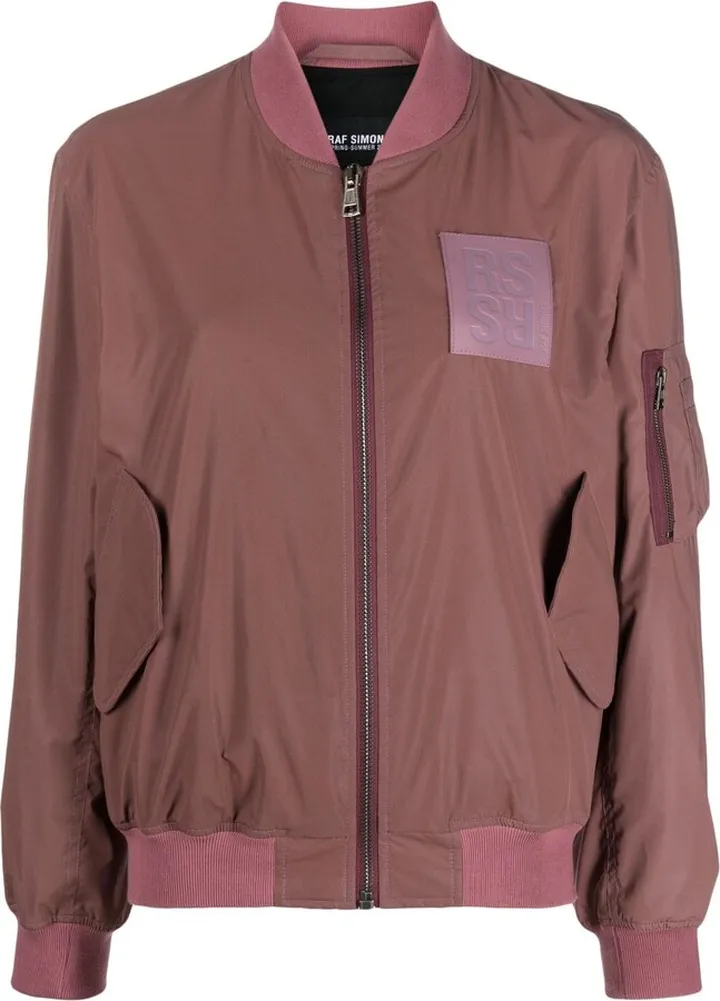 Logo-Patch Bomber Jacket