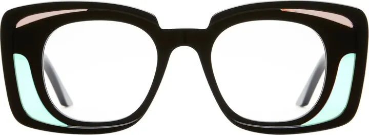 Mask T7 - Black Shine Glasses