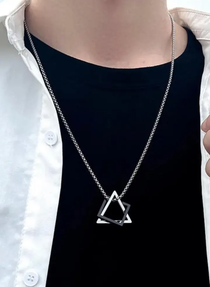 Elegant Fashionable Stainless Steel Necklace For Men