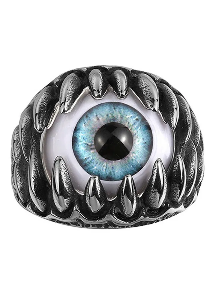 Metal Eye Signet Ring
