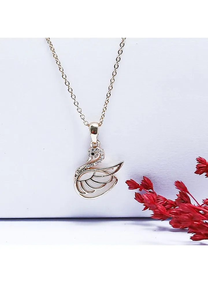 Duck Soft Necklaces Of Fluffy Women's Accessories-Gold