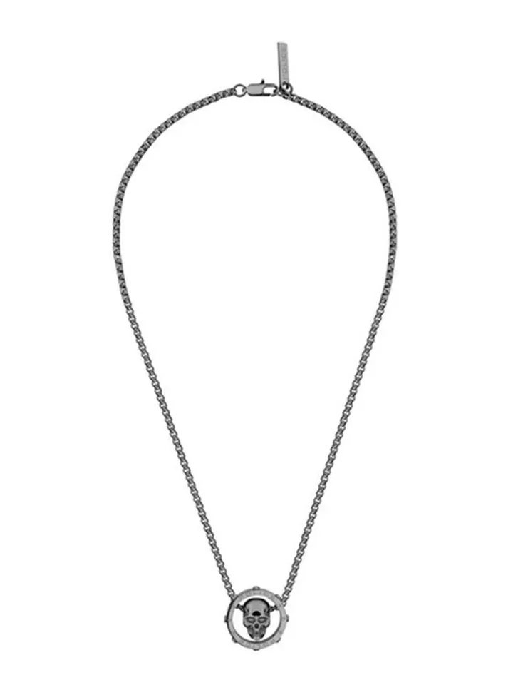 Stainless Steel necklace For Men in Silver - PEAGN2212101