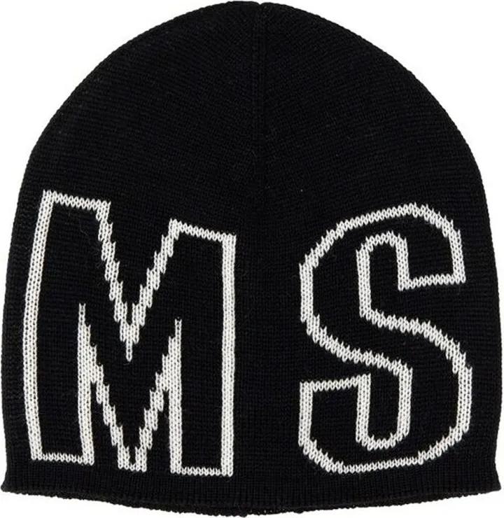 MSGM Logo Intarsia-Knit Beanie